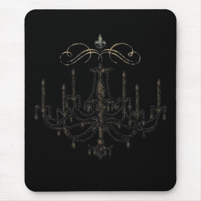 Romantik med en Chandelier ~ Mousepad Musmatta (Framsidan)