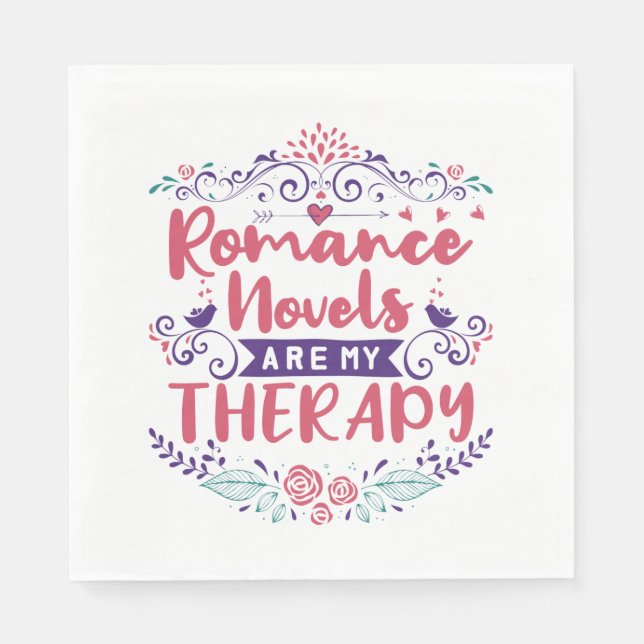 Romantik Novels är min behandling Pappersservett (Framsidan)