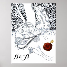 ROMANTIK PÅ VALENTINSDAG, ROMANTISKA KÄRLEKSPAR MO POSTER