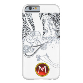 ROMANTIK /ROMANTIC ÄLSKARE BLACK WHITE RED MONOGRA