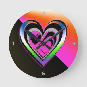 Romantik Round Clock Rund Klocka