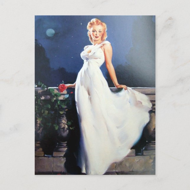 Romantik-stift upp vykort (Framsida)