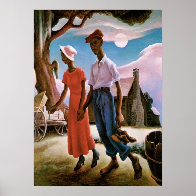 Romantik, Thomas Hart Benton, Poster (Framsidan)