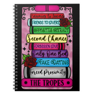 Romantik Tropes Tarot-anteckningsbok Anteckningsbok