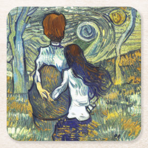 ROMANTIK UNDERLÄGG PAPPER KVADRAT