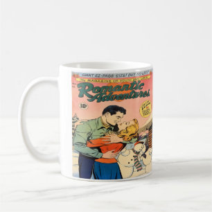 Romantik Vintage Tecknad Bok Design Coffee Mugg Ko