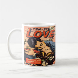 Romantik Vintage Tecknad Bok Design Coffee Mugg Ko