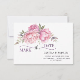 Romantik Whispers Rosa Peony Spara Datumet