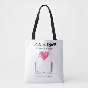 Romantik Writer Tote Tygkasse