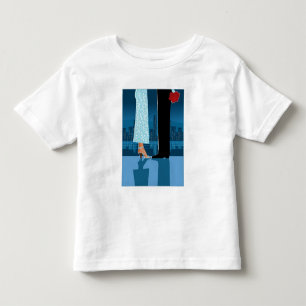 Romantiker kopplar ihop i stad t shirt