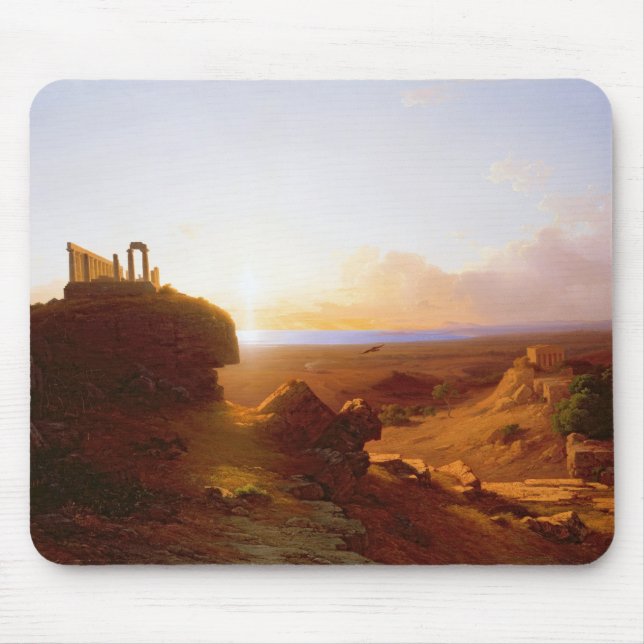 Romantiker landskap, 1860 musmatta (Framsidan)