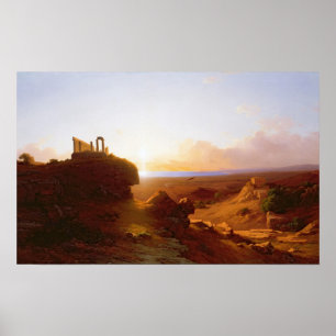 Romantiker landskap, 1860 poster