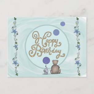 romantischer Elefant Vykort