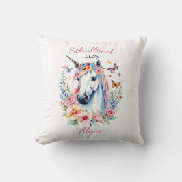 Romantisches Einhorn mit Blumen - Schulkind 2025 | Kudde