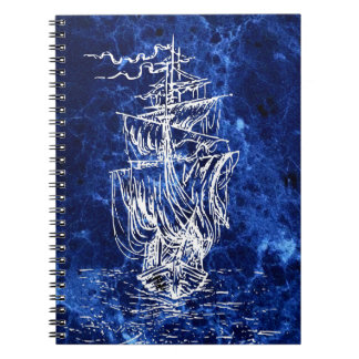 Romantisches Segelschiff Anteckningsbok