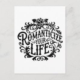 Romantisera ditt liv vykort