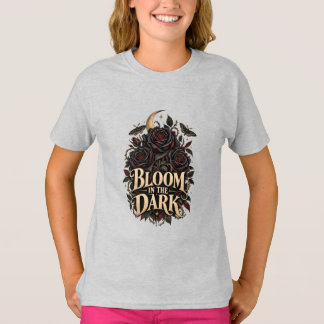 Romantisk akvarell botanisk blommadesign t shirt