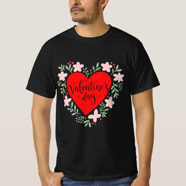 Romantisk Alla hjärtans dag Citat T-Shirt (Framsida)