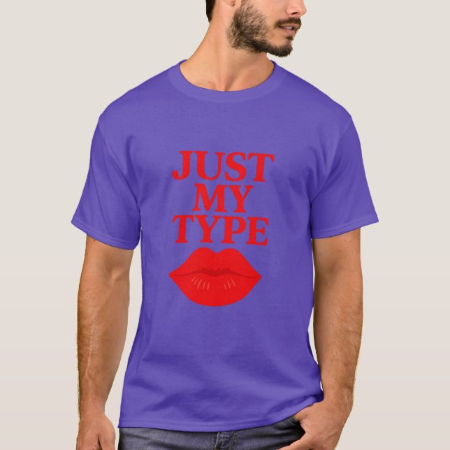Romantisk Alla hjärtans dag T-shirt (Framsida)
