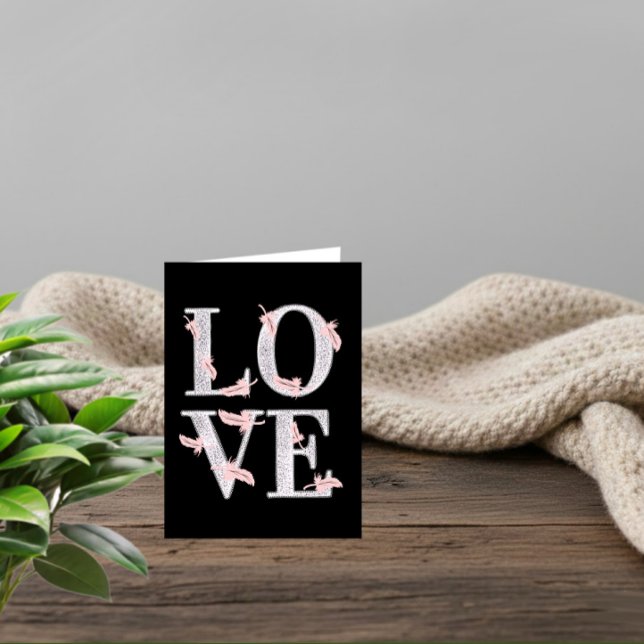 Romantisk Alla hjärtans dags-kort Helgkort (Skapare uppladdad)