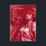 ROMANTISK ANGEL MED YTTERLIGARE I ROSA,FUCHSIA,VIT VISITKORT<br><div class="desc">Elegant,  konstnärlig och klassisk design,  uppbyggd från 1800-talets målning.</div>