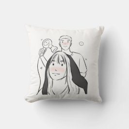 Romantisk anime par Pillow - Cute Kärlek Gift Kudde