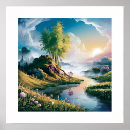 Romantisk Beach Dream: Tro på din egen Poster