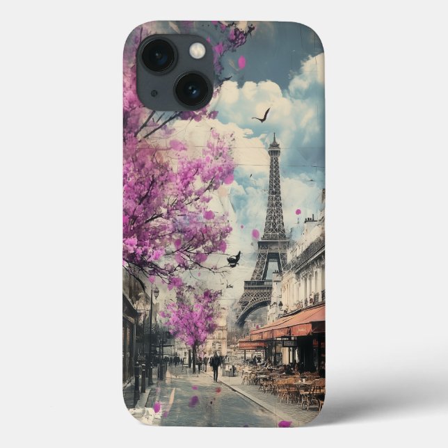Romantisk bild av PAris med Eiffel torn (Baksida)