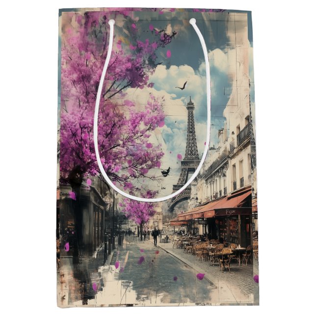 Romantisk bild av PAris med Eiffel torn (Framsidan)