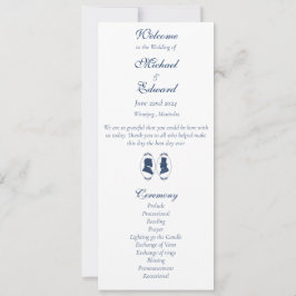 Romantisk Blå Regency Homosexuell Botanisk Silhuet