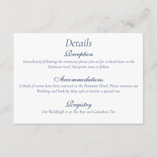 Romantisk Blå Regency Homosexuell Botanisk Silhuet Tilläggskort (Framsida)