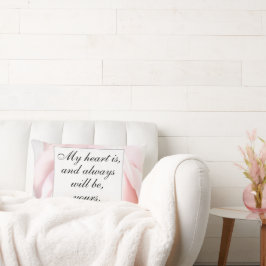 Romantisk Blek Rosa Blommigt Jane Austen Kärlek Ci Lumbarkudde