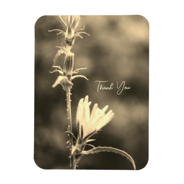 Romantisk Blomma Boho – Botanisk Fantasy Tack Magnet (Vertikal)