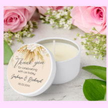 Romantisk Blommigt Bröllop Tack Namn Datum