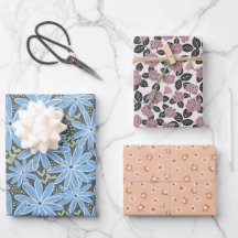 Romantisk Blommigt Hand-Drawn-Multifärgad