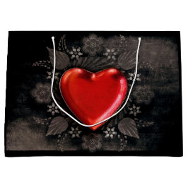 Romantisk Blommigt Heart Valentine Kärlek