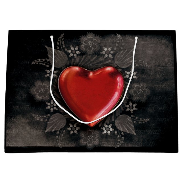 Romantisk Blommigt Heart Valentine Kärlek (Framsidan)