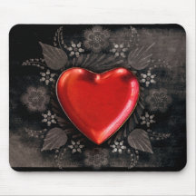 Romantisk Blommigt Heart Valentine Kärlek
