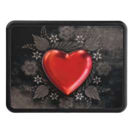 Romantisk Blommigt Heart Valentine Kärlek Skydd För Dragkrok