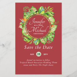 Romantisk Blommigt sparar datumfiler för teman i F