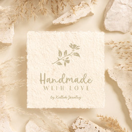 Romantisk blomshandling gjord med Kärlek-citat Stämpel