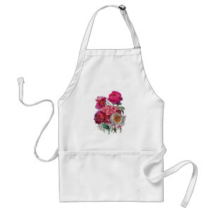 Romantisk blomsterträdgård förkläde