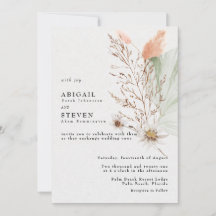 Romantisk Bohemisk Blommig Bröllop