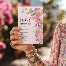 Romantisk boho rosa wildblomsträdgård möhippa