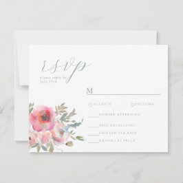 Romantisk bomullsblommor  Blue Sage OSA Kort