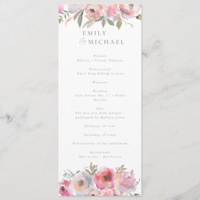 Romantisk bomullsblommor  Blue Sage Program (Framsida)