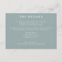 Romantisk bomullsblommor  Blue Sage Tilläggskort