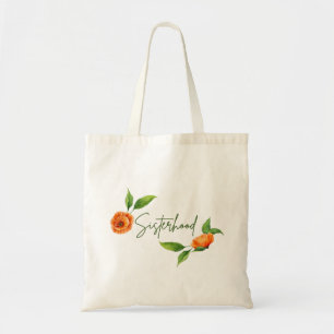 Romantisk botanik Kärlek Bridesmaid Gift Tygkasse