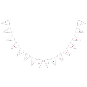 Romantisk Bunting Banner Kyss Dekor Party Vimplar