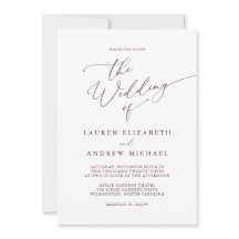 Romantisk, burgundisk, minimalistisk bröllopsinbju